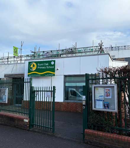 Scaffolding erected for a project in Kingston