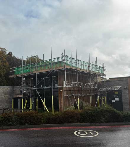 Scaffolding services by Evans Scaffolding in Sutton