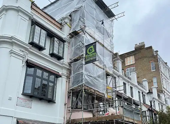 Commercial scaffolding by Evans Scaffolding